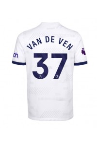 Tottenham Hotspur Micky van de Ven #37 Jalkapallovaatteet Kotipaita 2023-24 Lyhythihainen